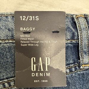 GAP Denim Baggy Jeans - Classic Blue